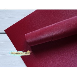 Бумажный переплетный материал (балакрон) "Tango" (Нидерланды), цвет бордовый, 50х53 см